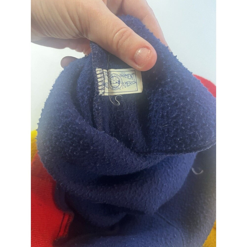 Vintage OshKosh B’gosh Colorblock Fleece Jacket – Size 4 Toddler – Made in USA - Picture 6 of 16